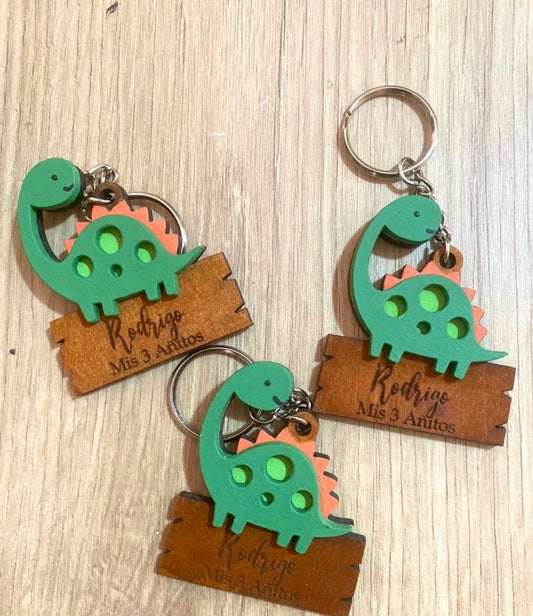 Llaveros personalizados en madera para cumpleaños - Felt Craft RD