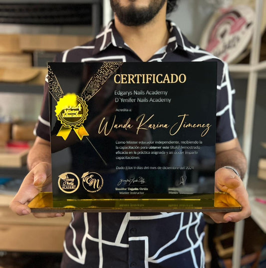 Placa de reconocimiento en acrilico - Felt Craft RD