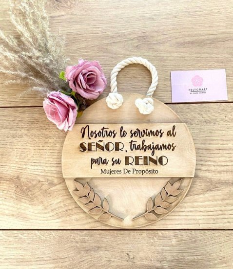 Todo lo puedo en Cristo que me fortalece - Felt Craft RD