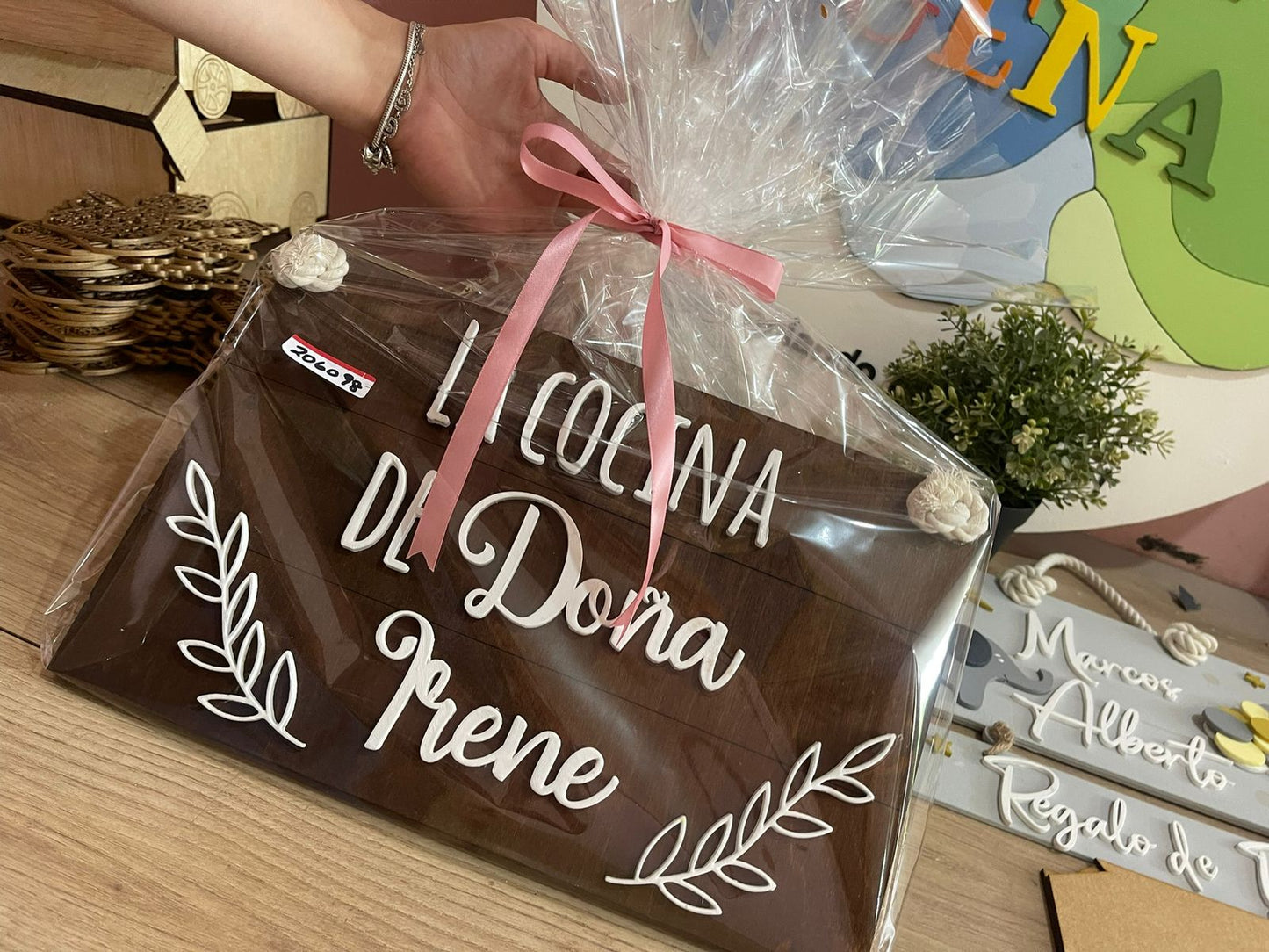 Cocina letrero personalizado