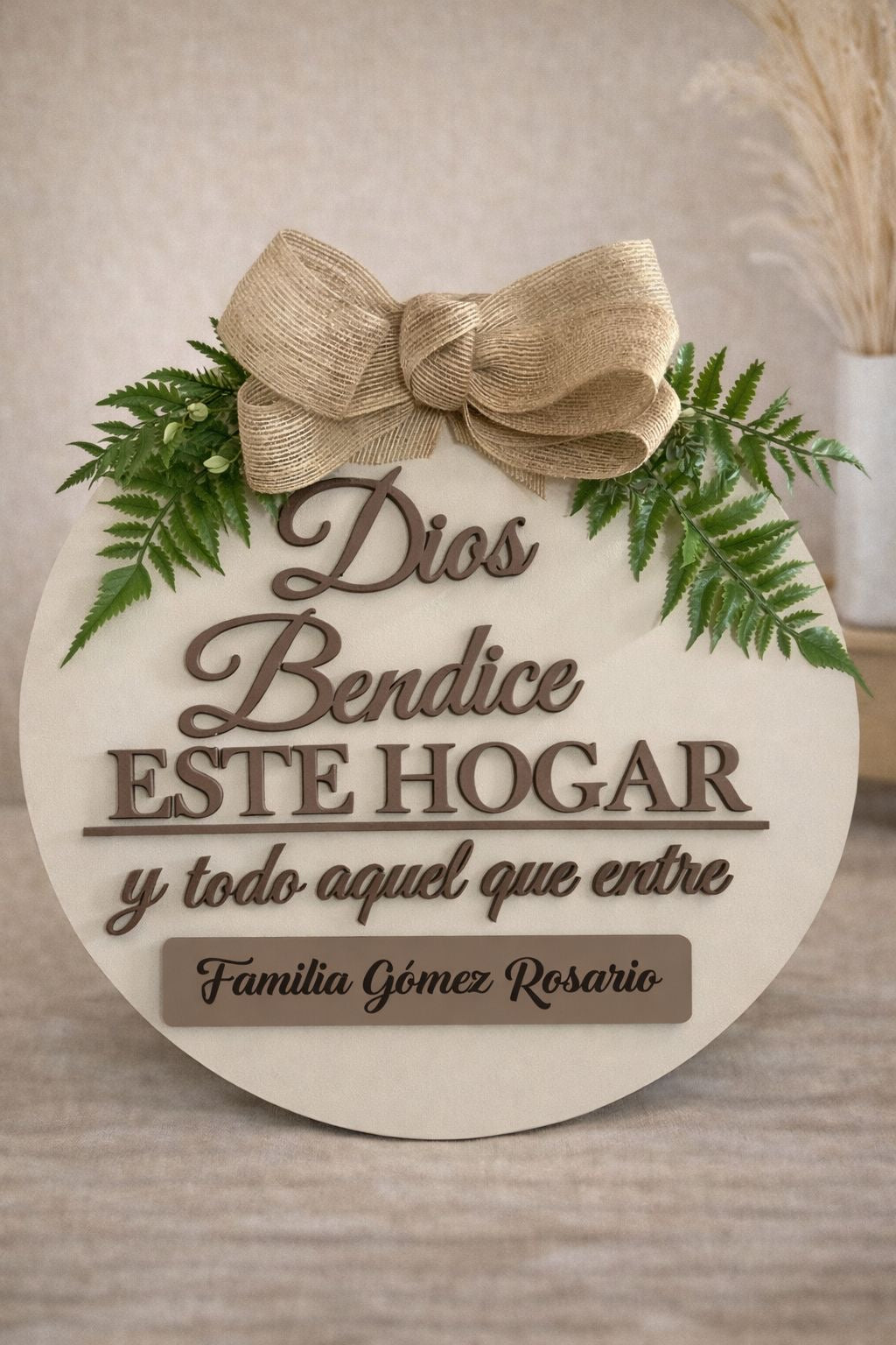 Colgante para puerta de casa