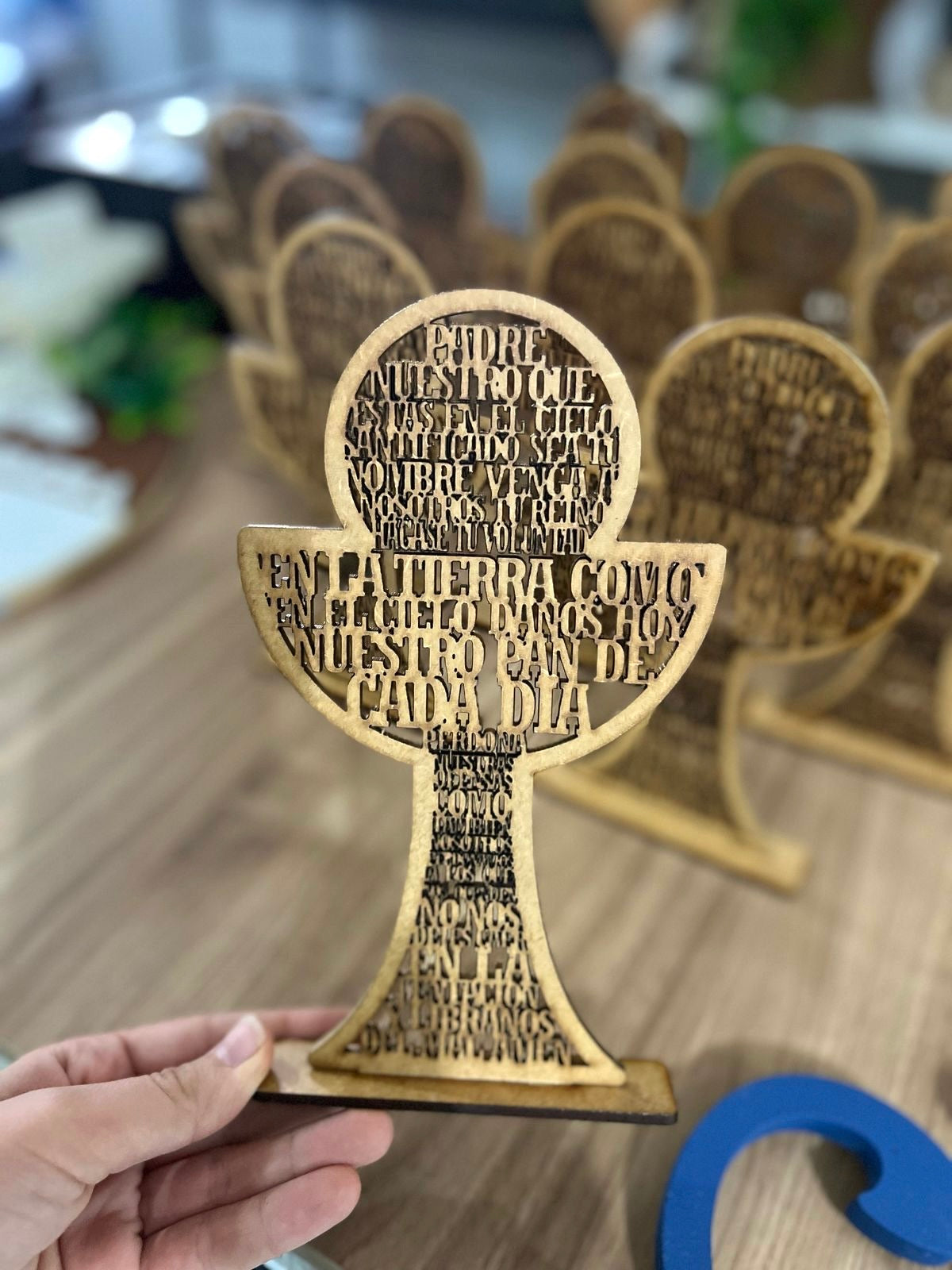 Souvenir madera personalizado con mensaje