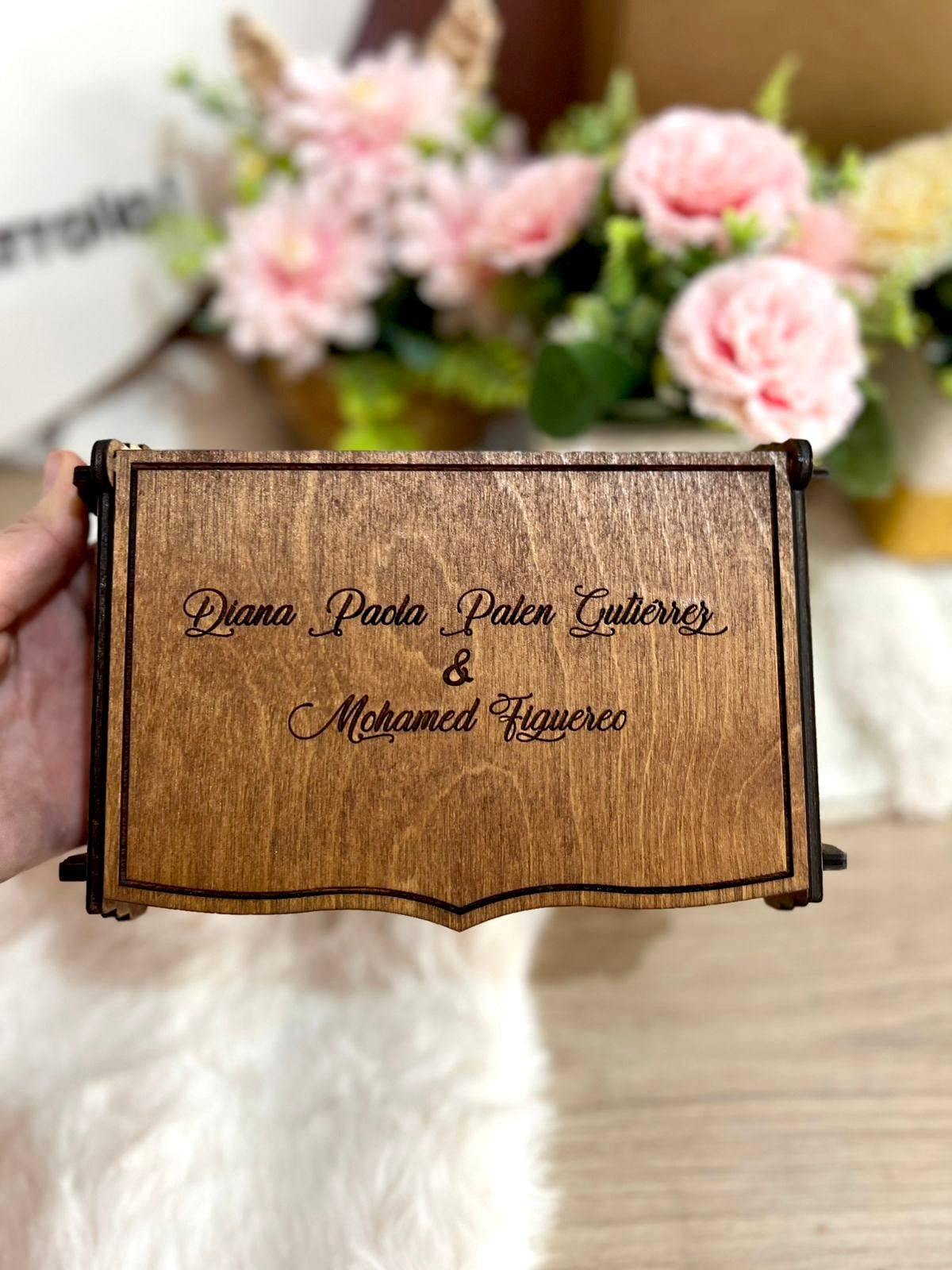Regalo personalizado caja madera