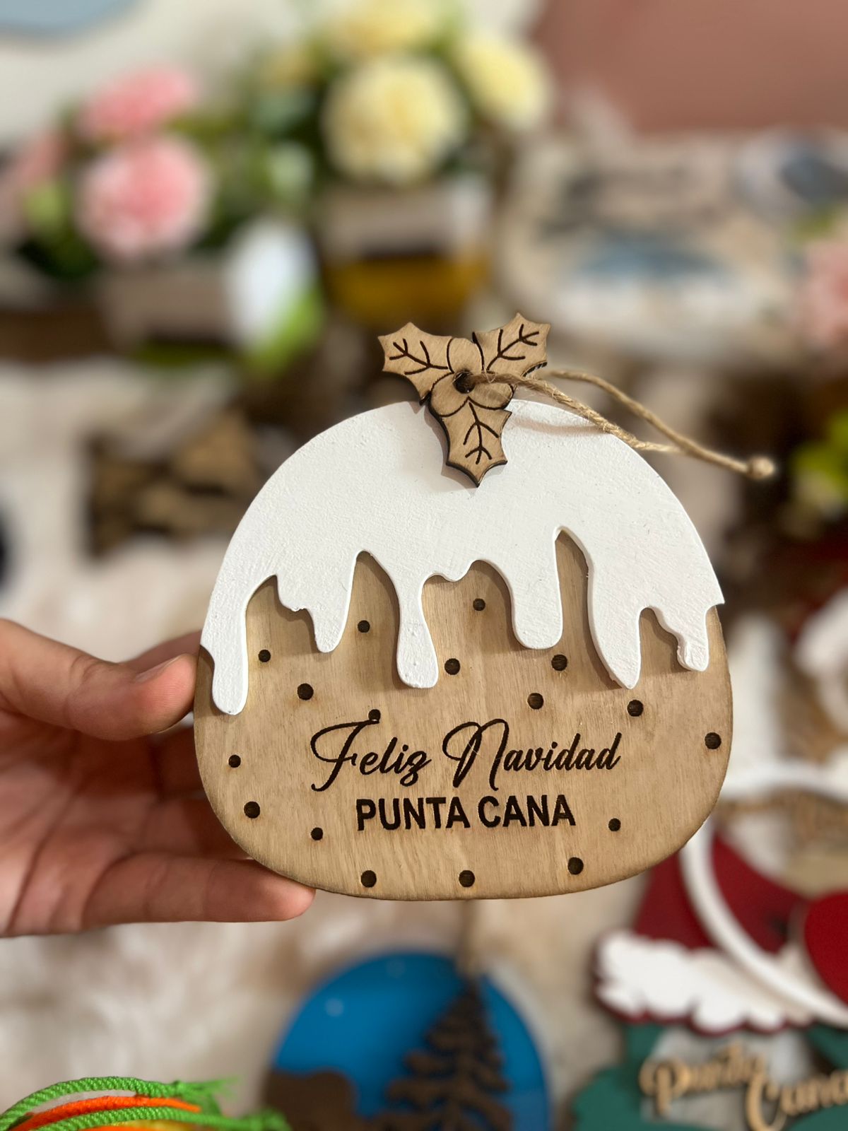 Regalo personalizado decoracion arbolito navidad