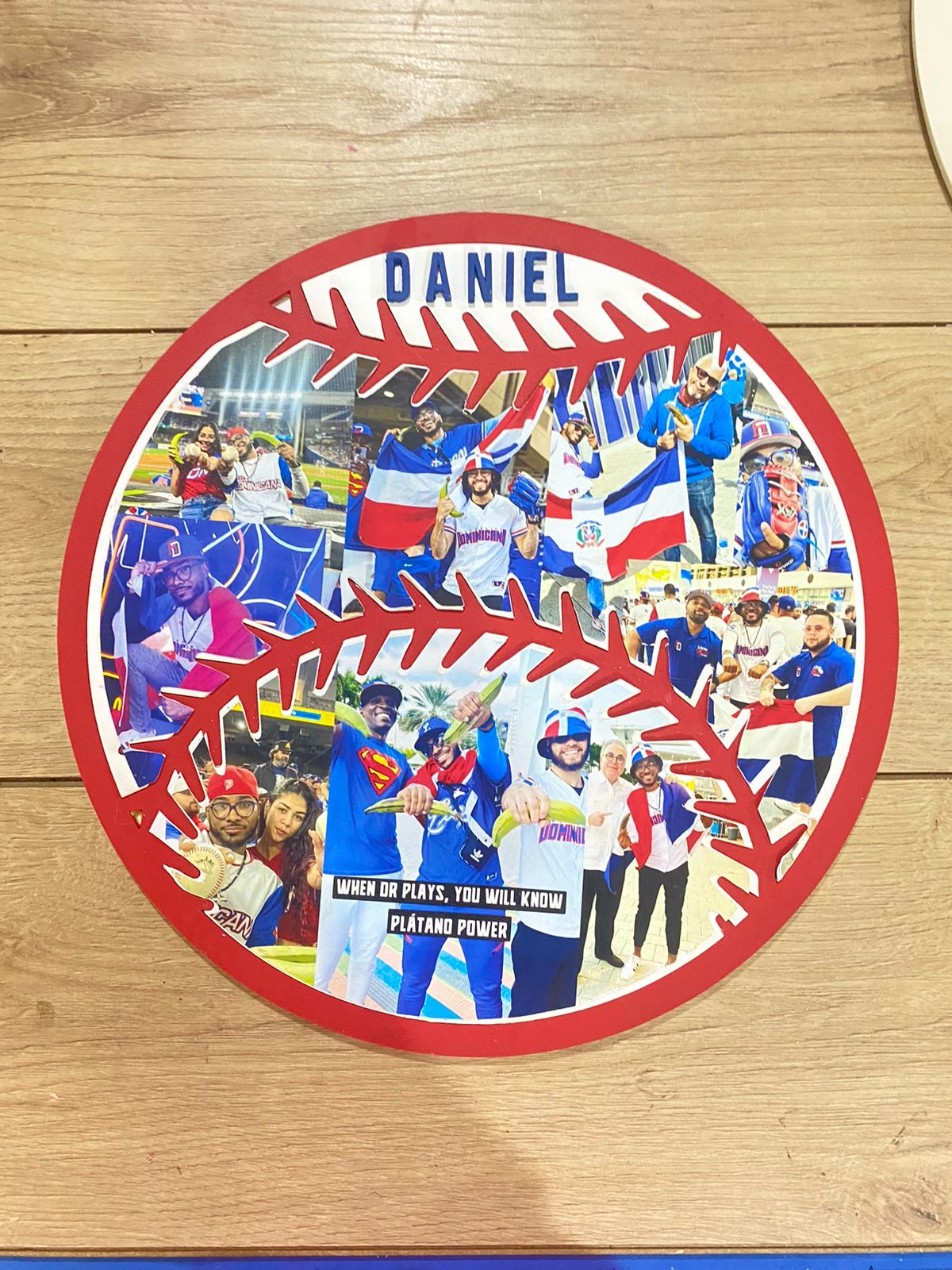 Platano power MLB Baseball Wall Hanging Boy