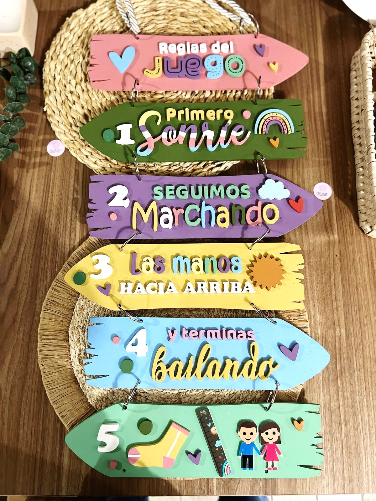 Letrero decorativo parque