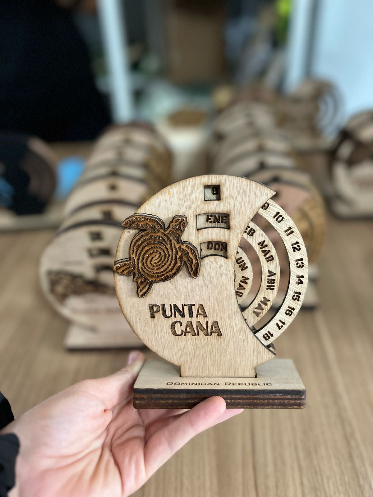Punta cana detalle en madera