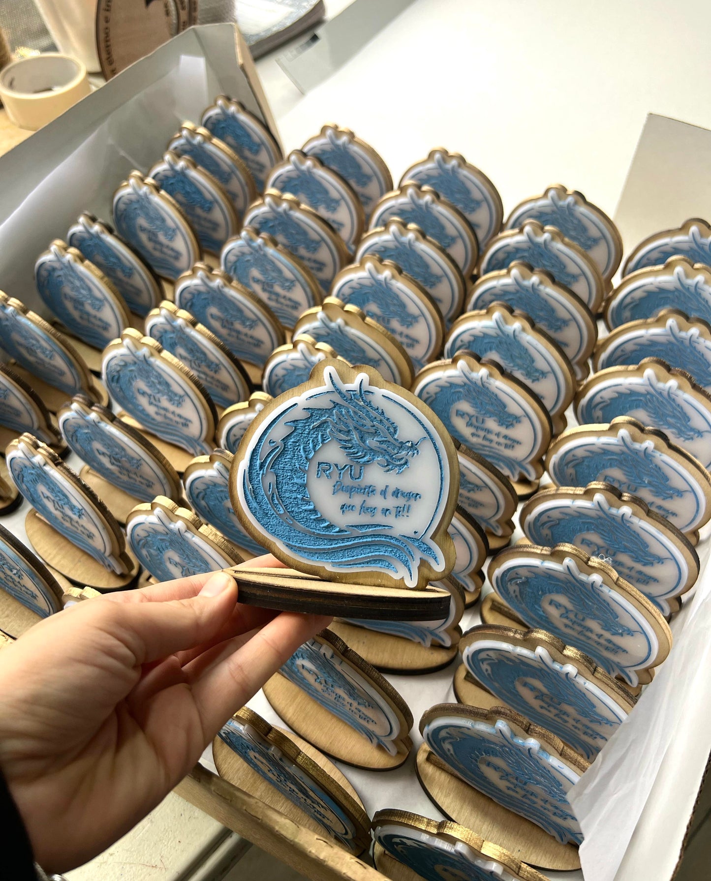 Reconocimiento en acrilico personalizado santo domingo