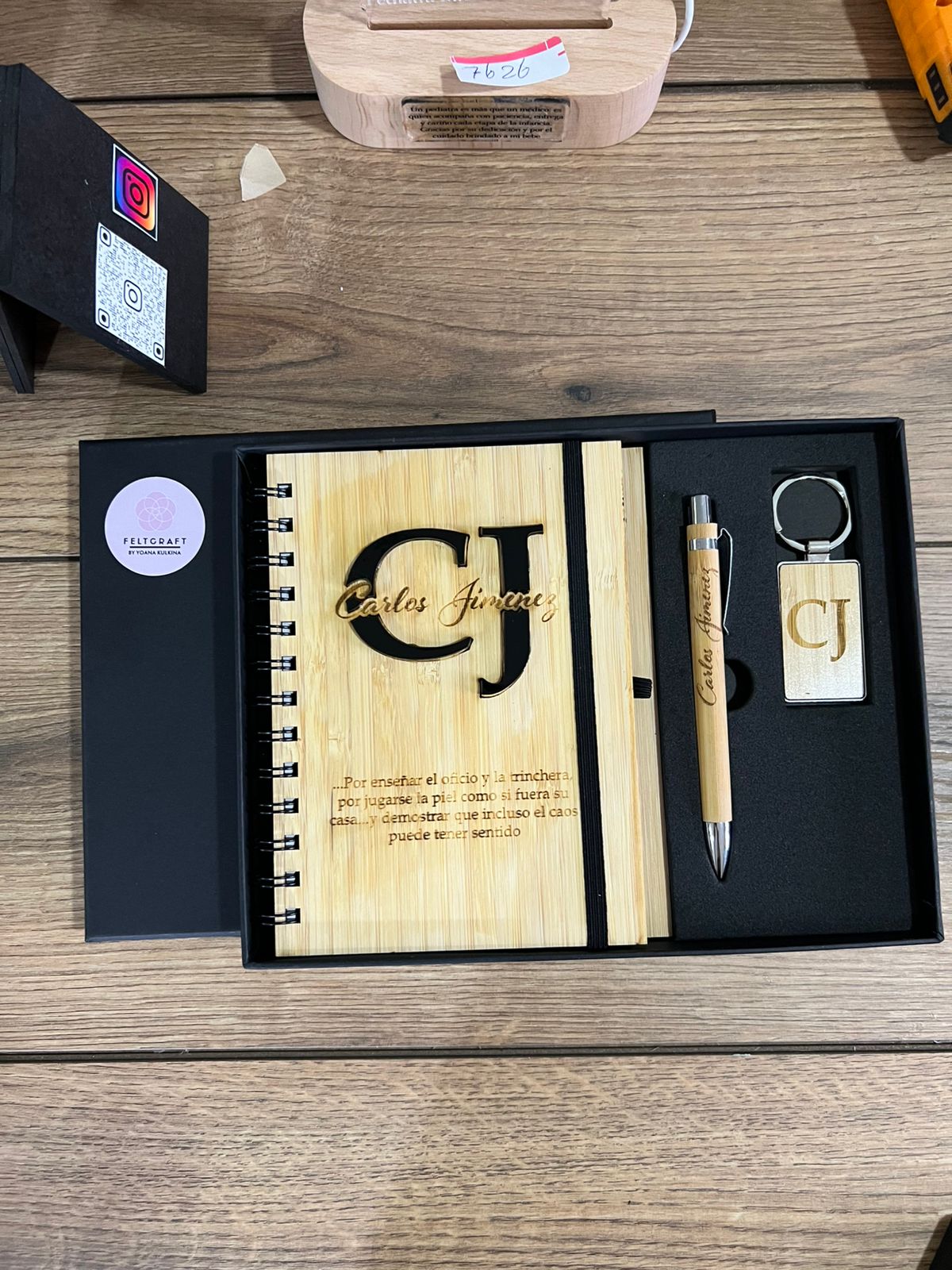 Libreta empresarial personalizada