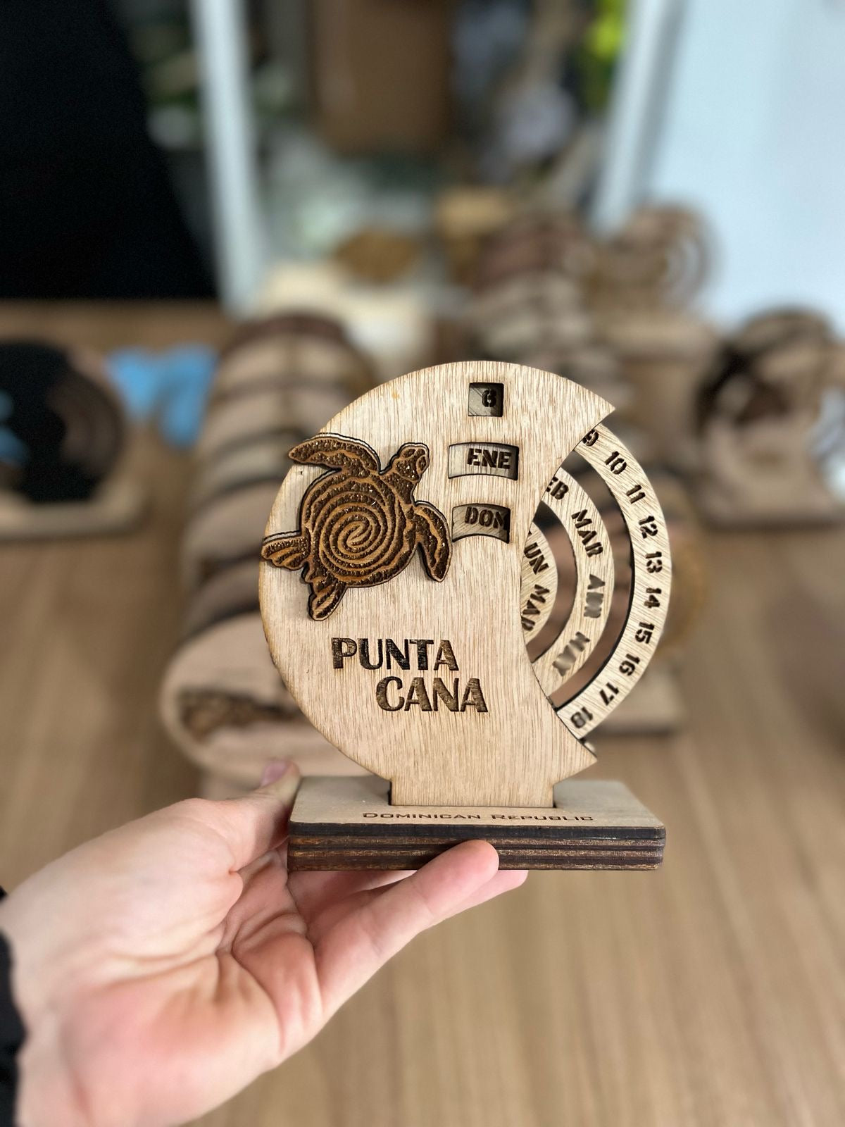 Punta cana detalle en madera