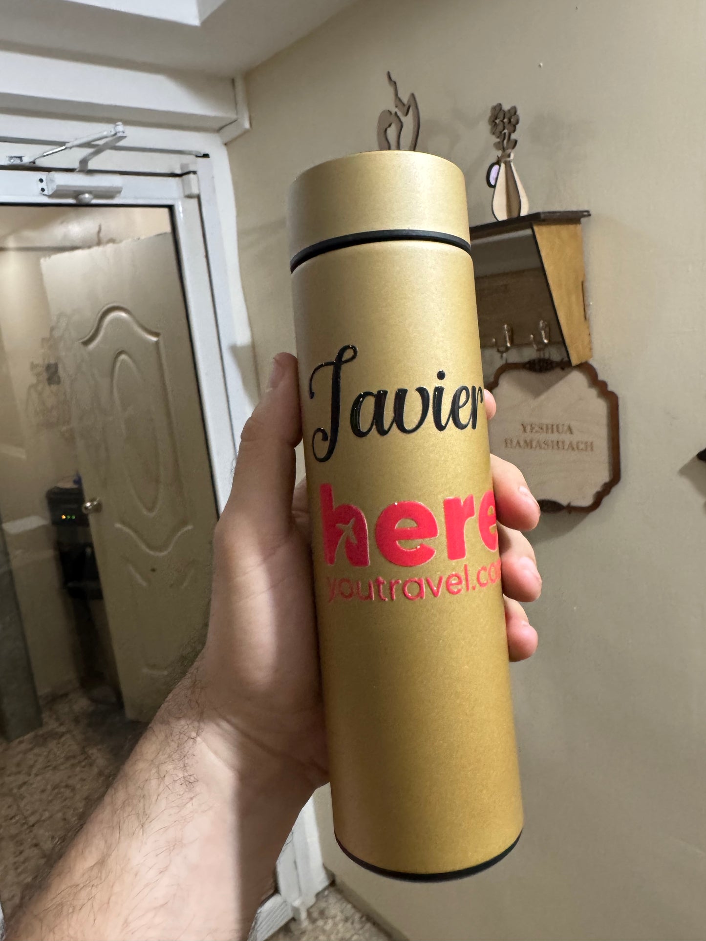 Caja regalo con termo y lapicero