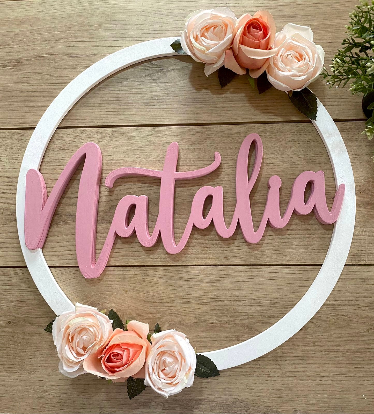 Simple Flowers Baby girl door Hanger