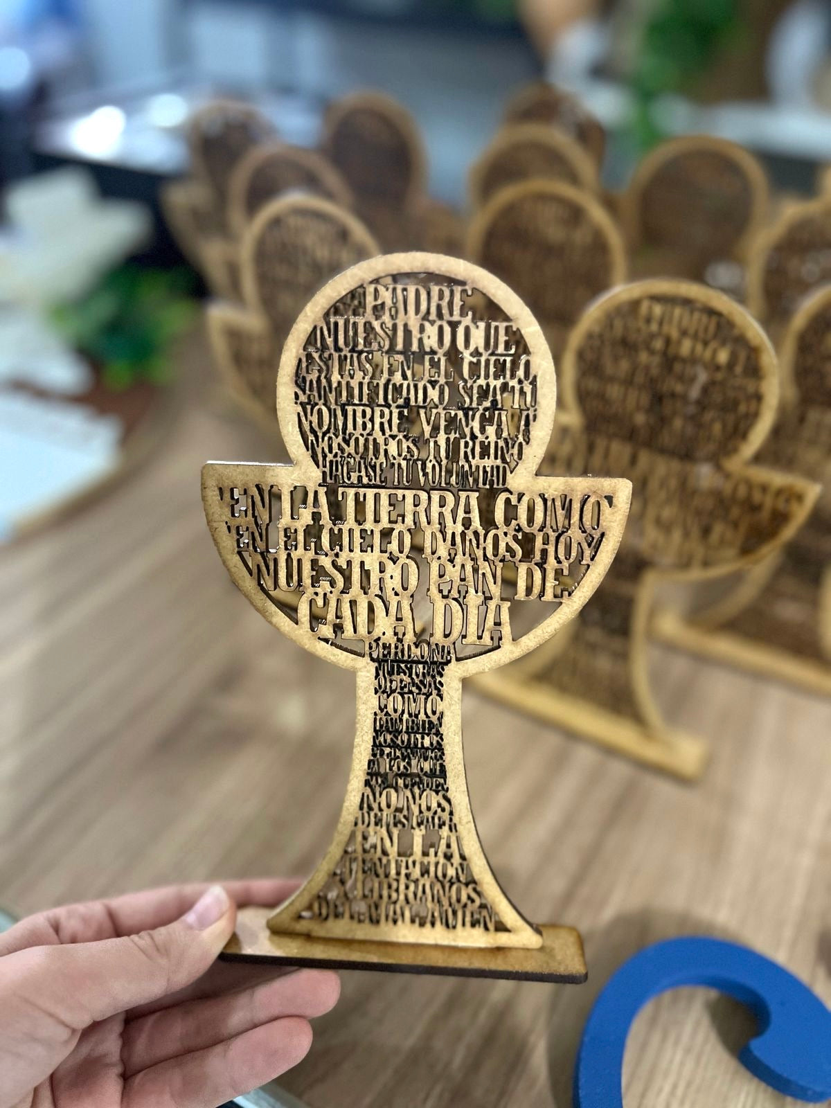 Souvenir madera personalizado con mensaje
