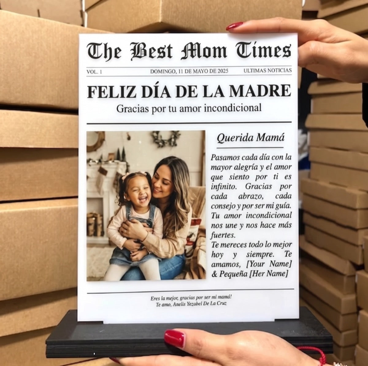 Reconocimientos personalizados