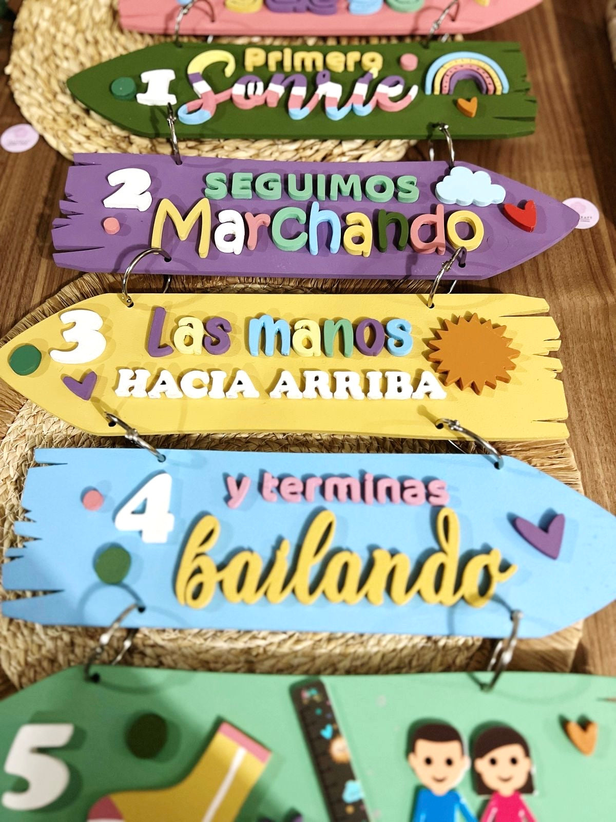 Letrero decorativo parque
