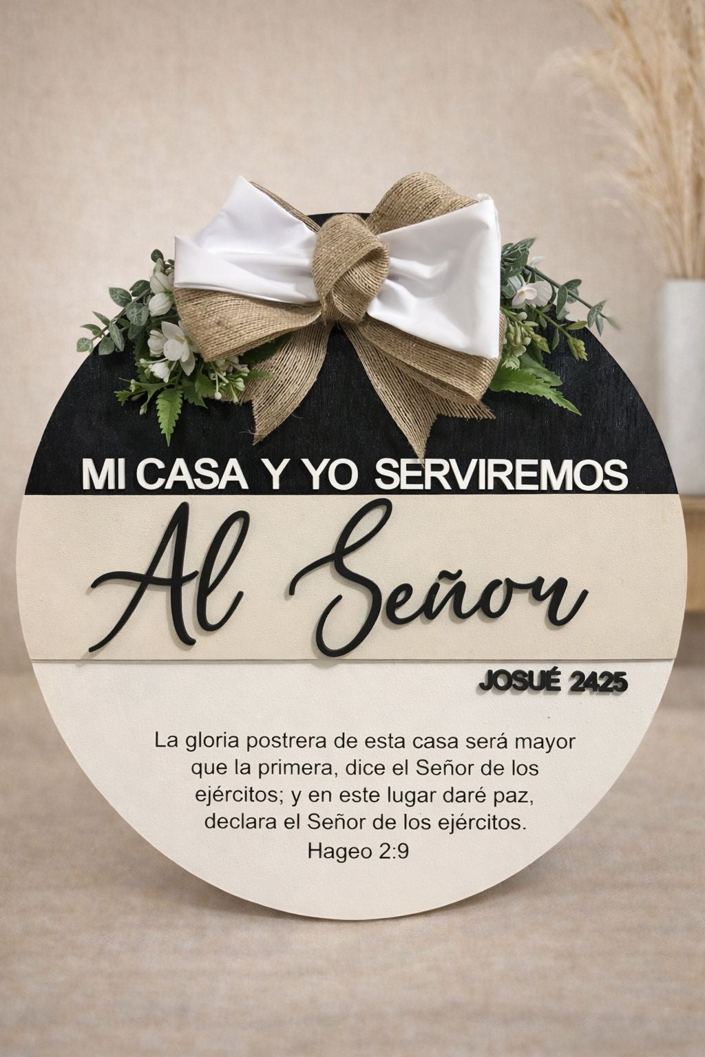 Colgante familiar personalizado para puerta