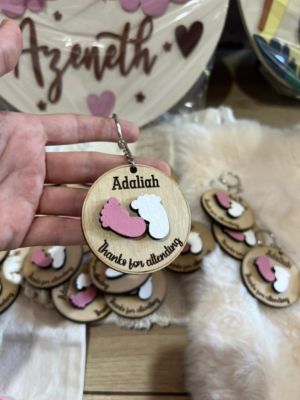 Llaveros personalizados coloridos