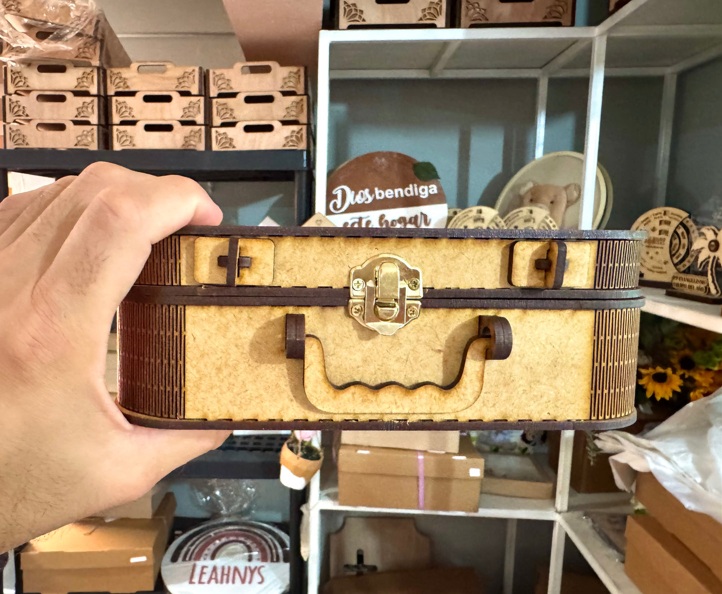 Cofre en madera personalizado