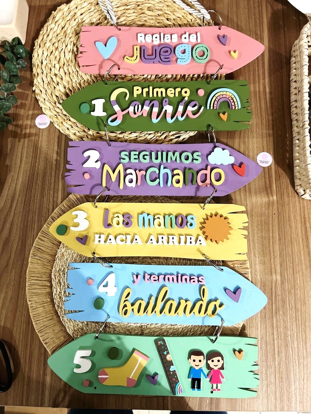 Letrero decorativo parque