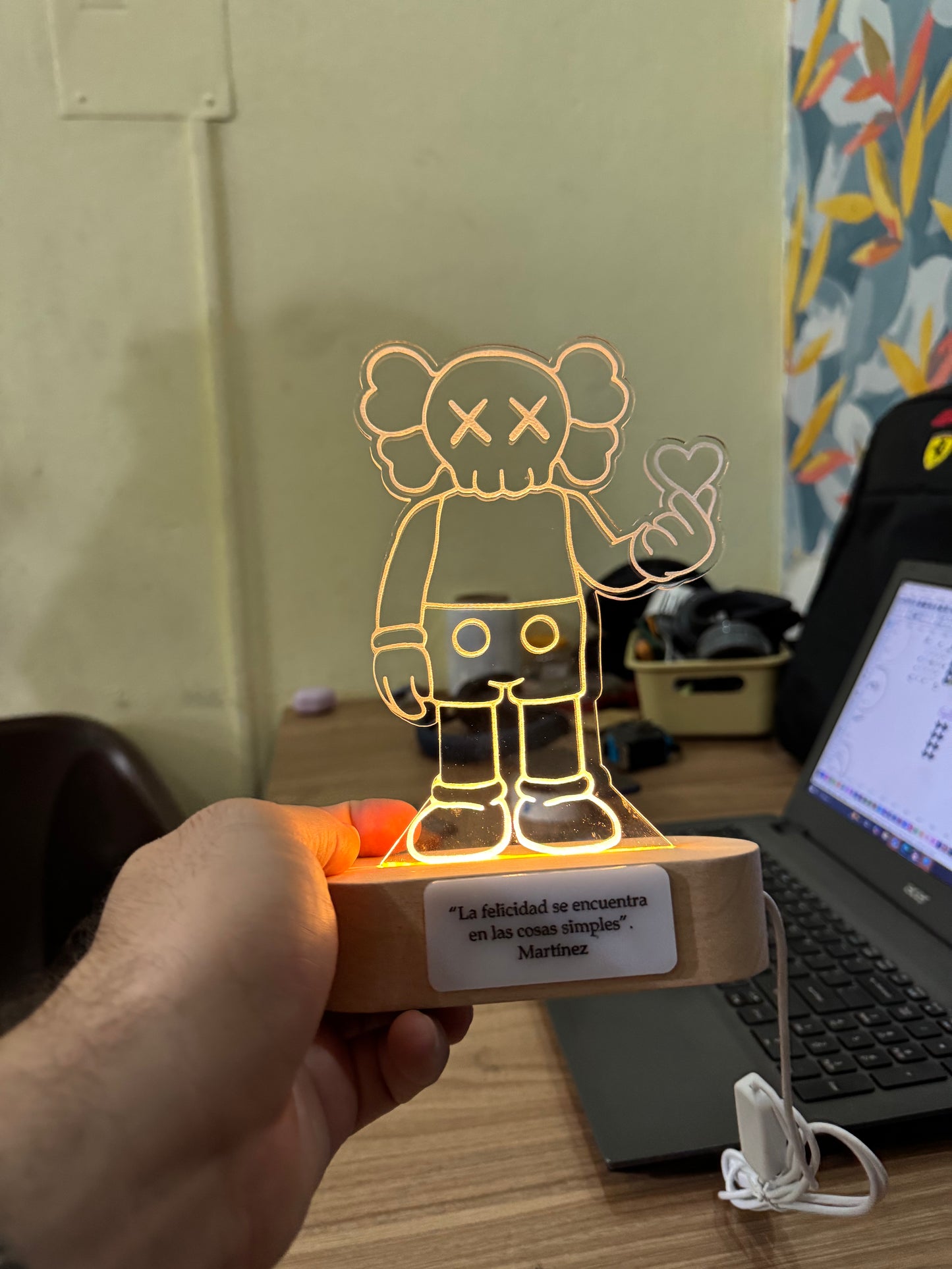 Regalo original lampara led