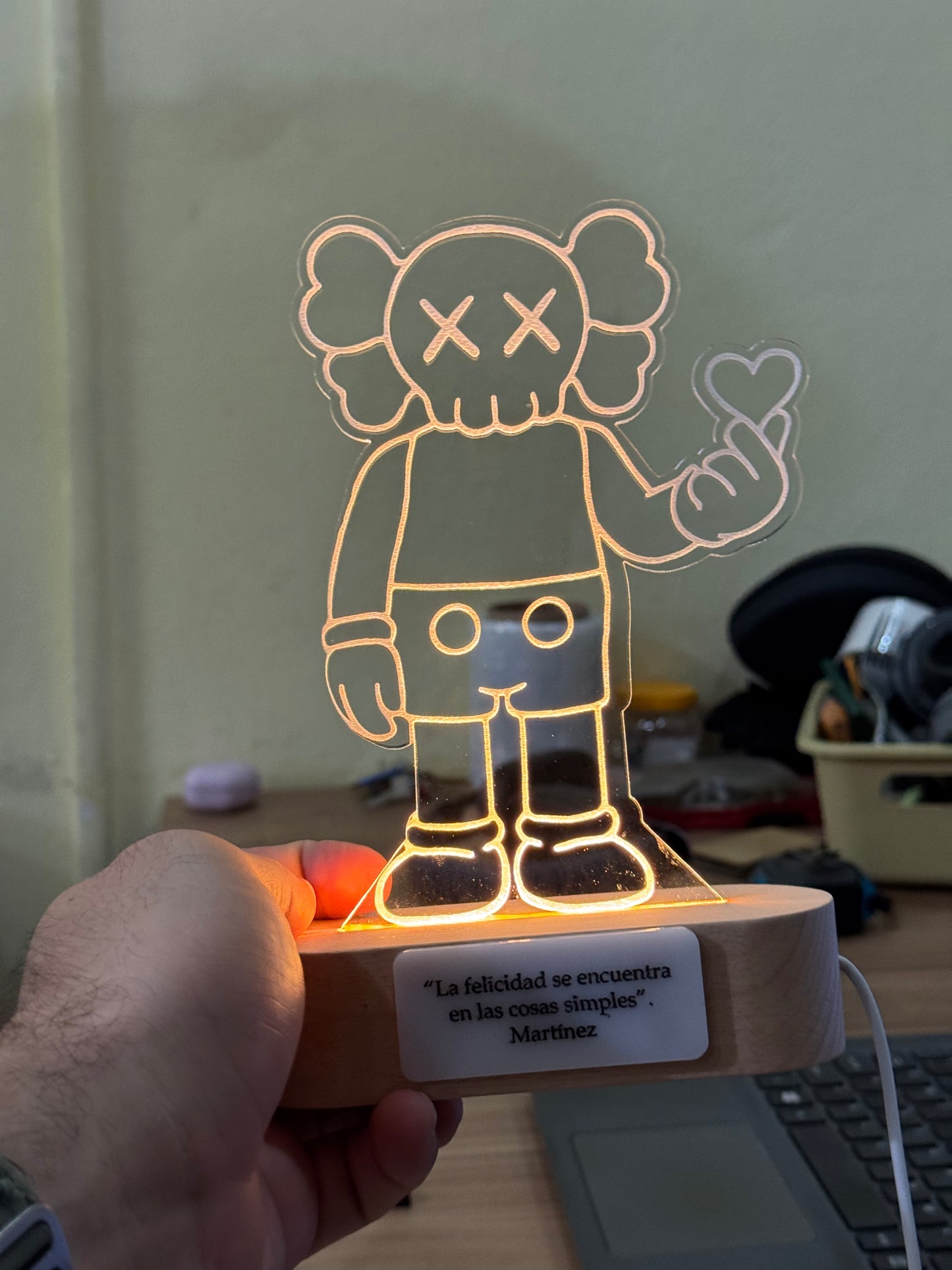 Regalo original lampara led