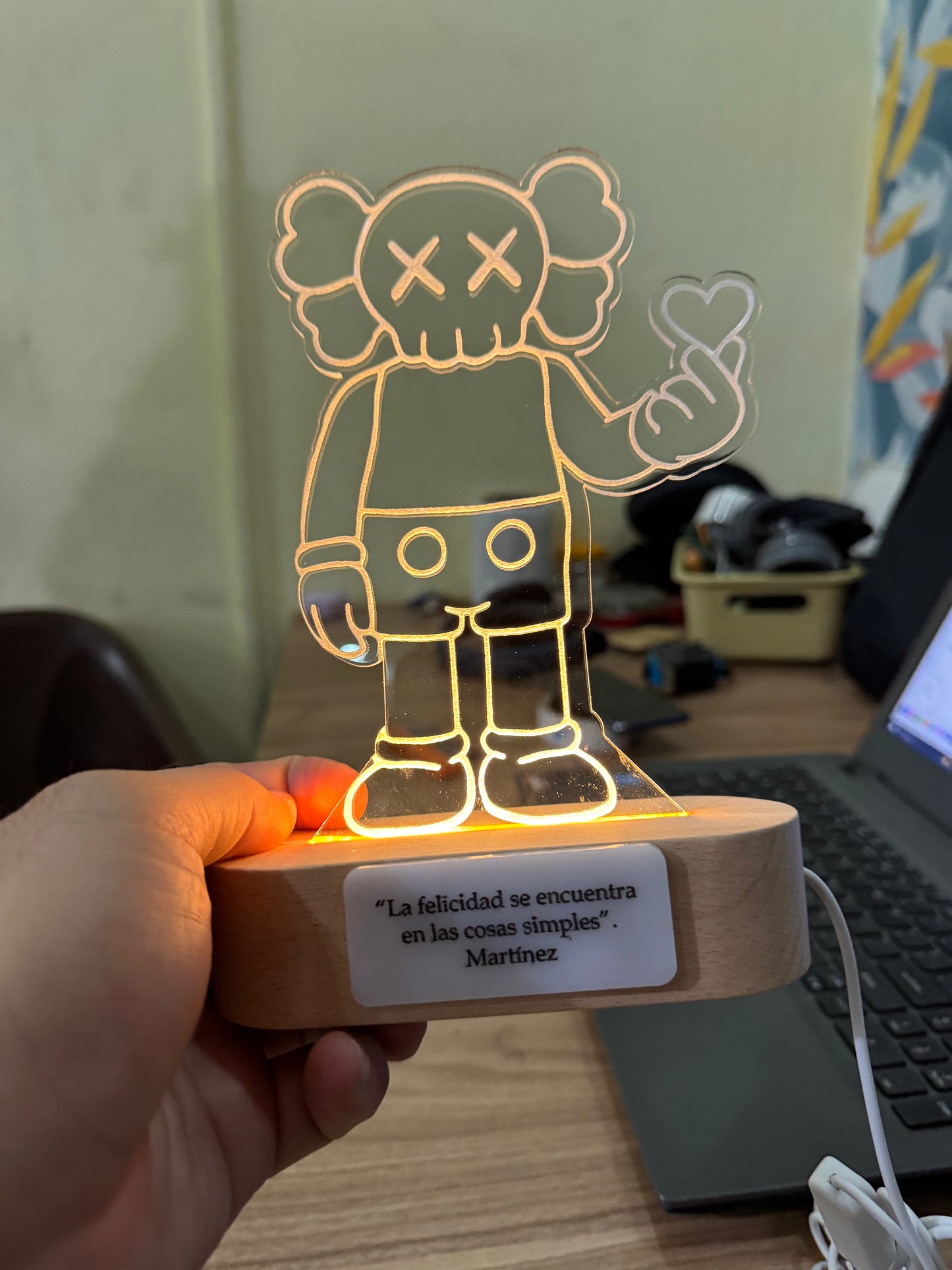 Regalo original lampara led