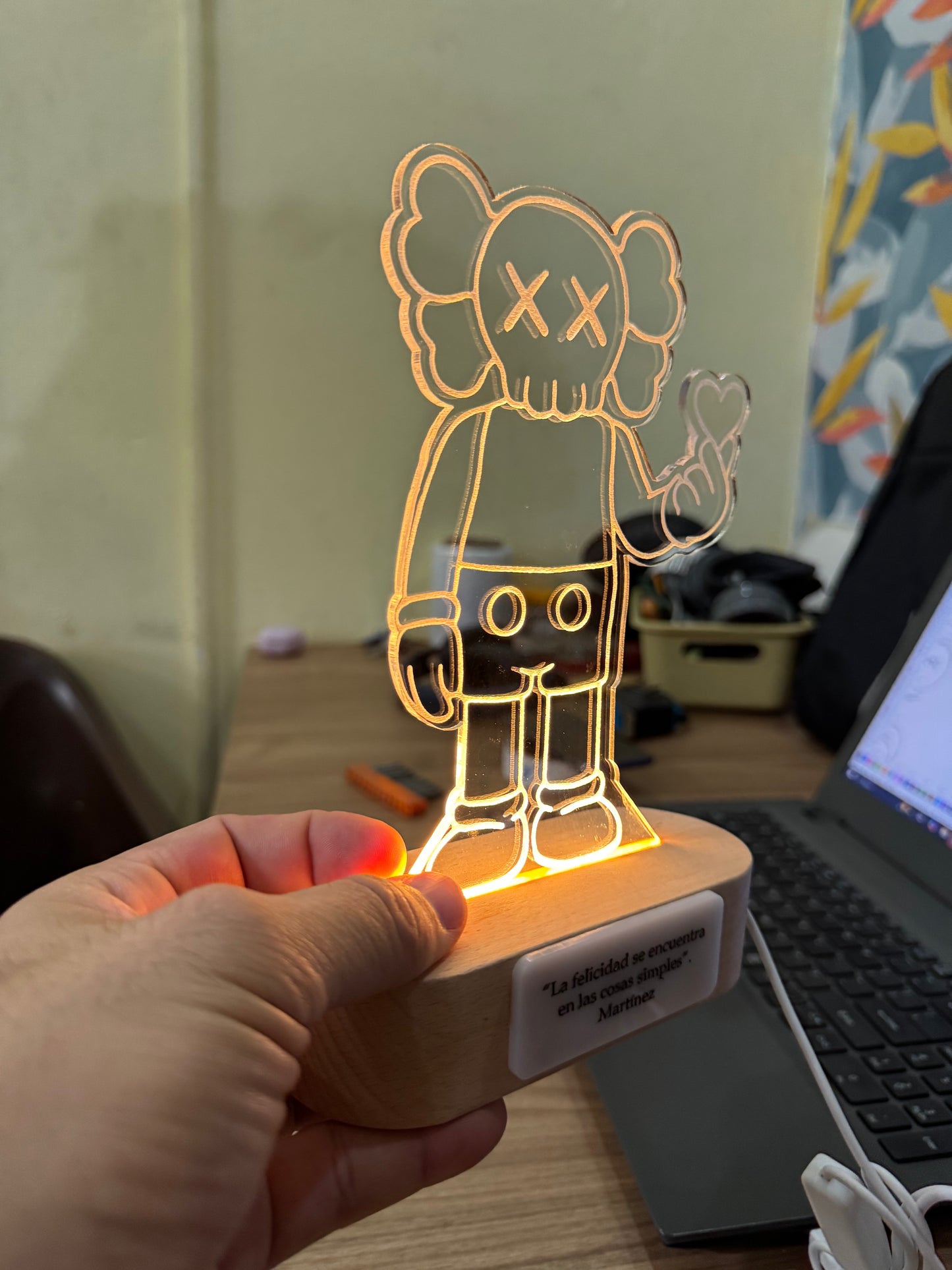 Regalo original lampara led