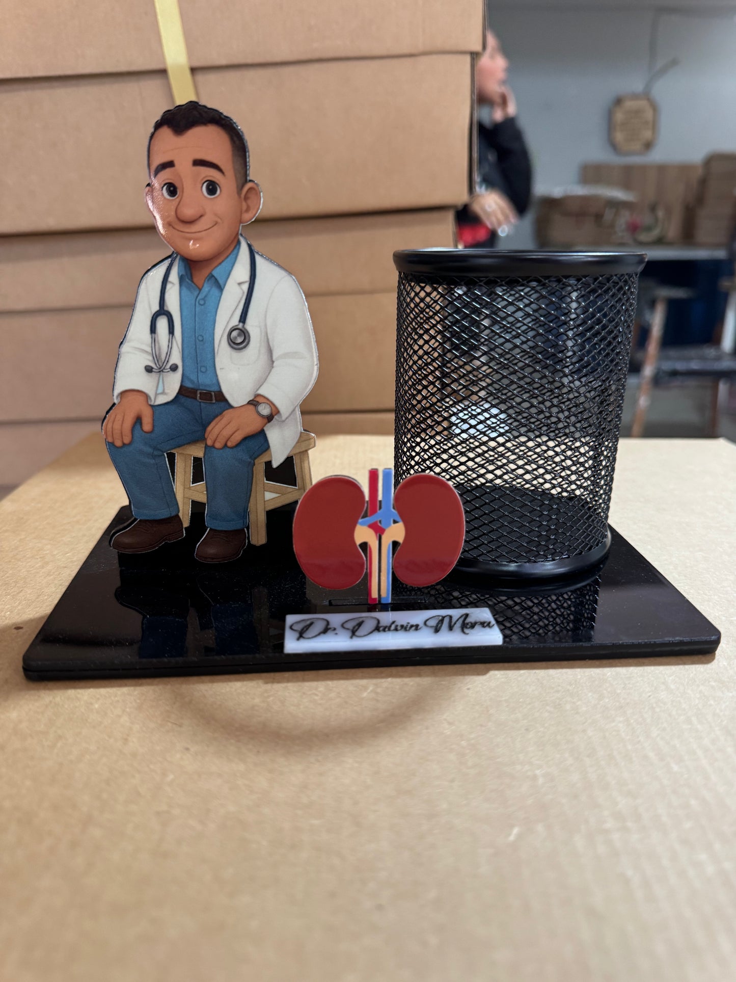 Placas de reconocimientos a color