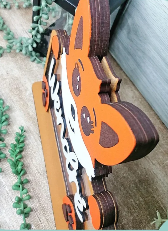 alcancia personalizada zorrito para ninos