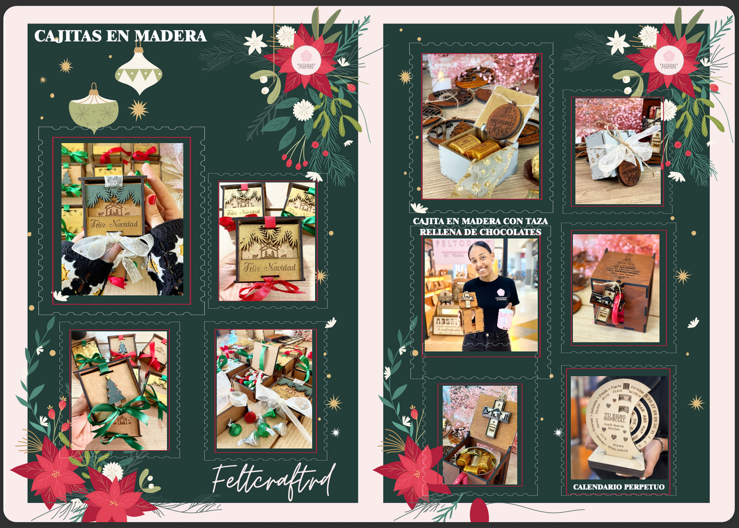 Colección personalizada de artículos navideños