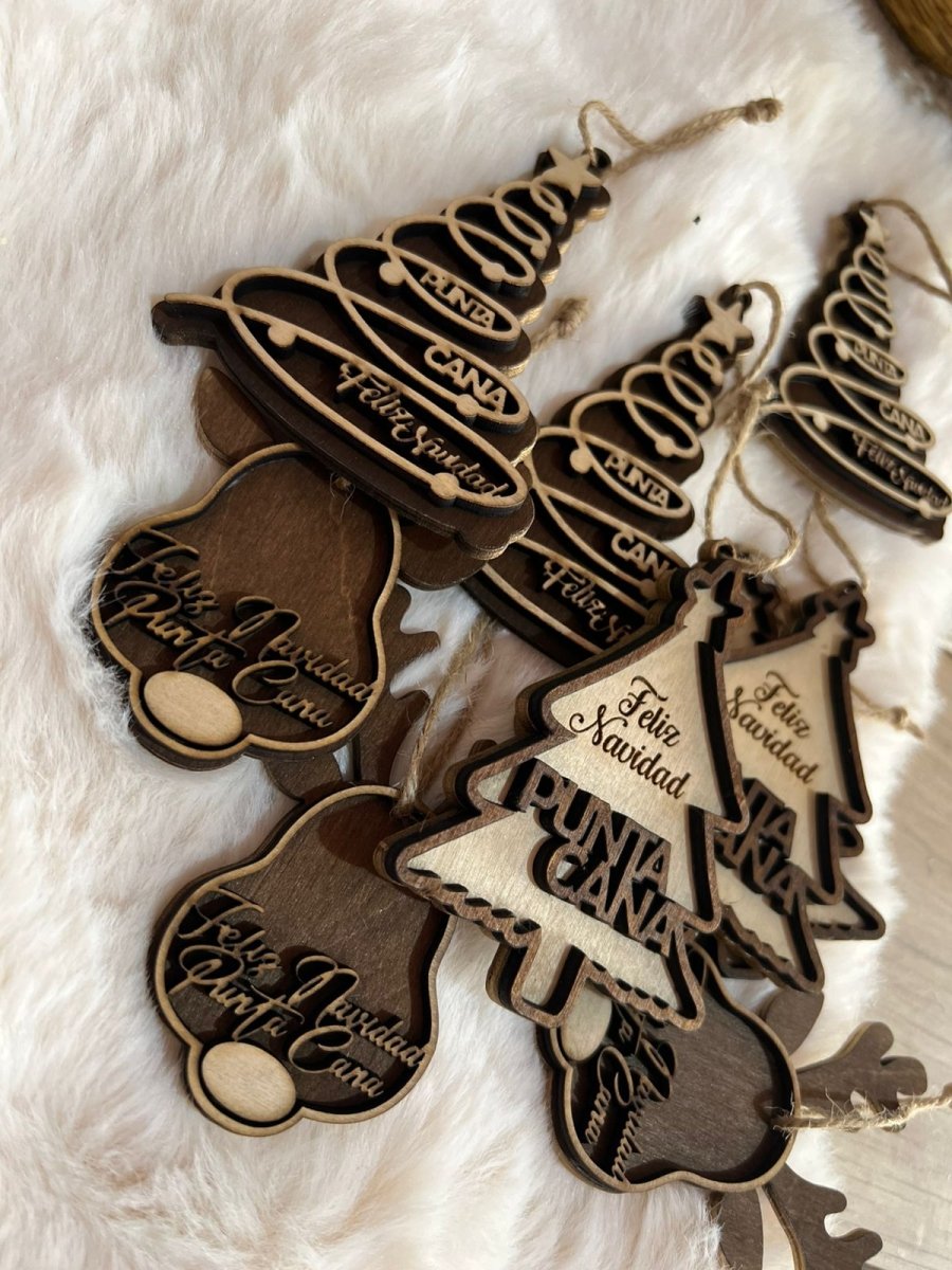 Arbolito navidad decoracion madera - Felt Craft RD