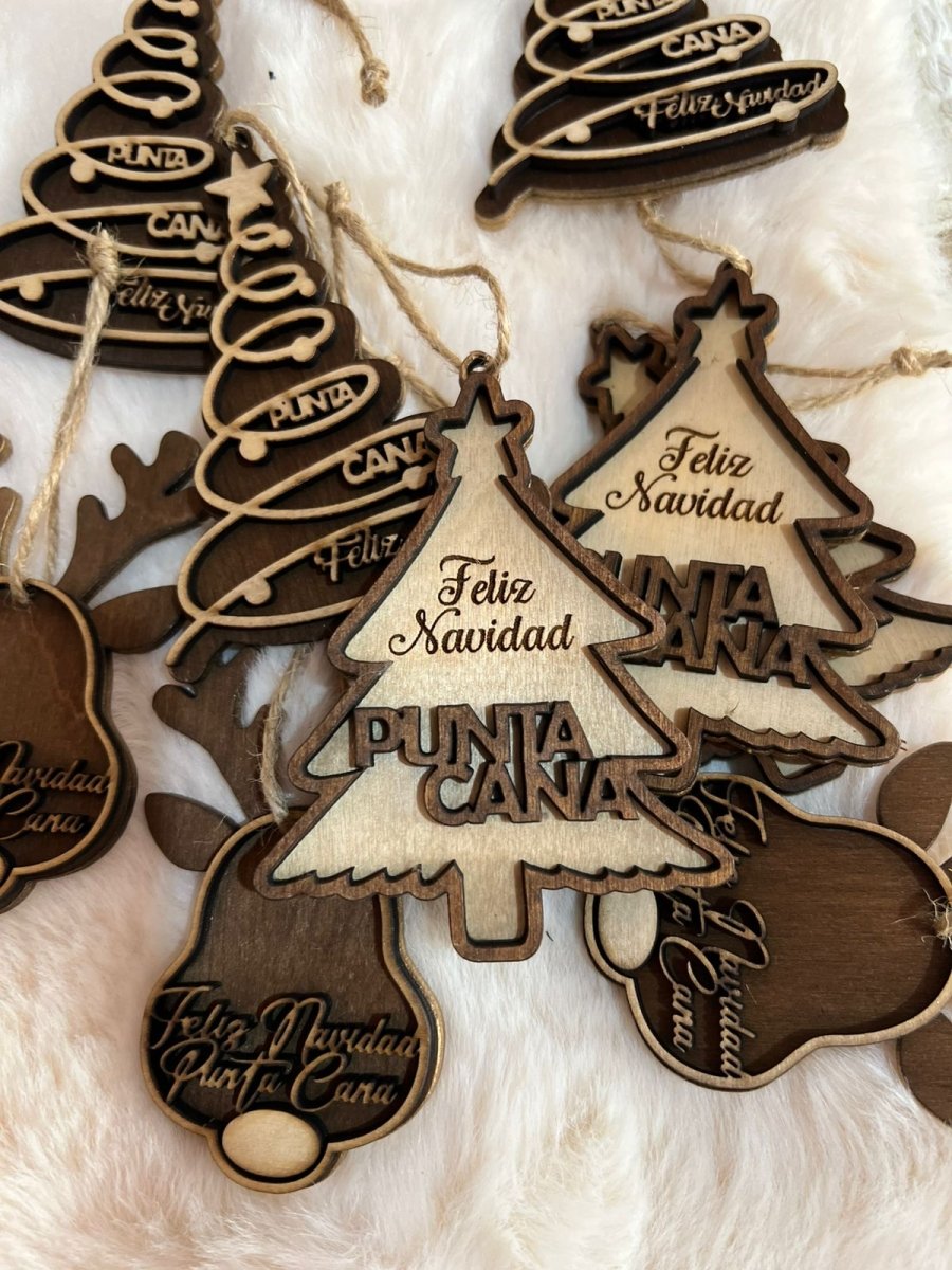Arbolito navidad decoracion madera - Felt Craft RD