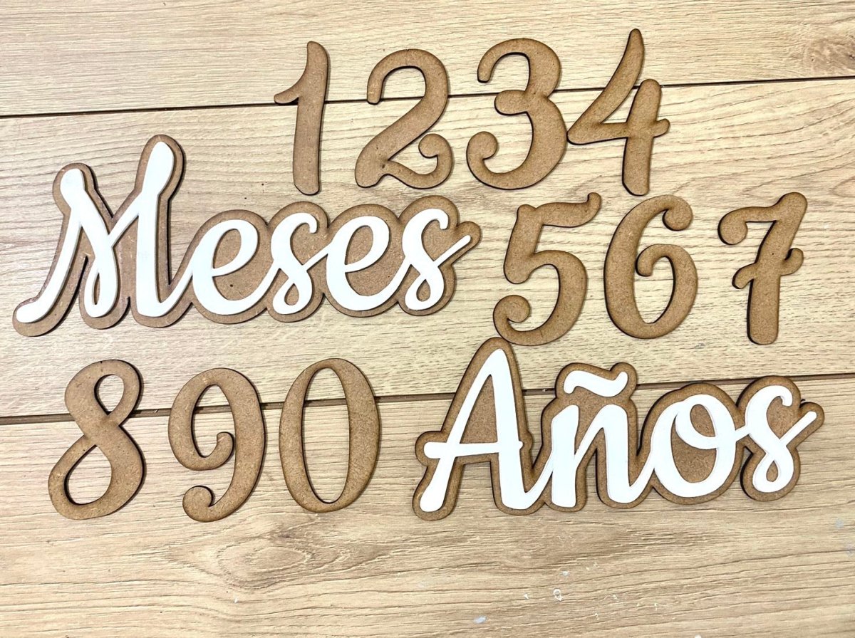 Baby months years picture tags - Felt Craft RD