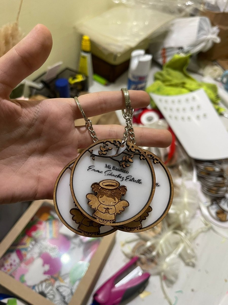 Bautismo regalo llavero souvenir personalizado recuerdo - Felt Craft RD