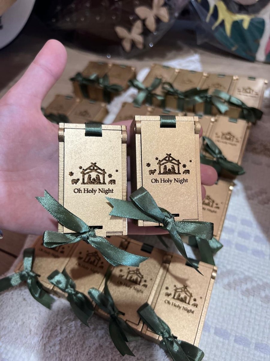 Caja de madera MDF personalizada con logo o nombre – Feltcraft RD