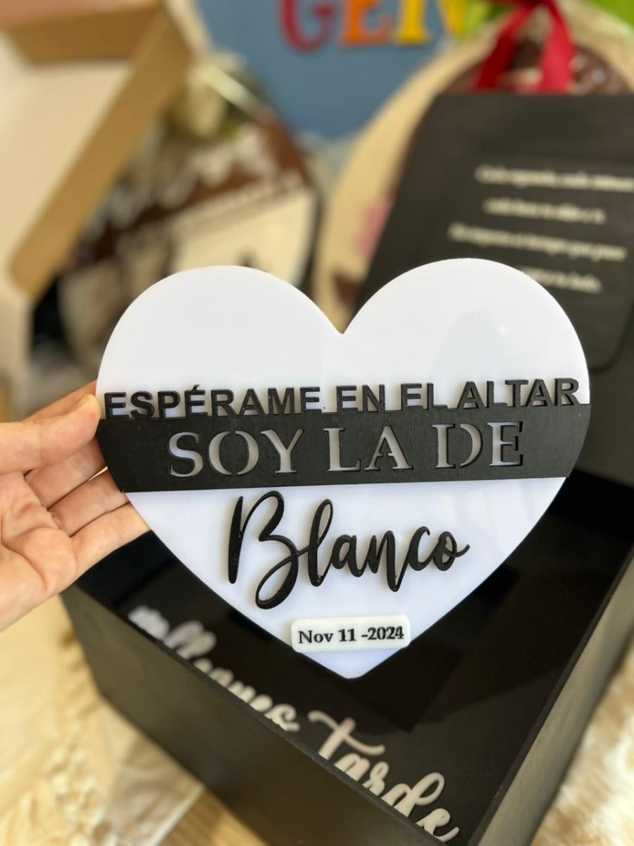Caja novios bodacpersonalizadas - Felt Craft RD