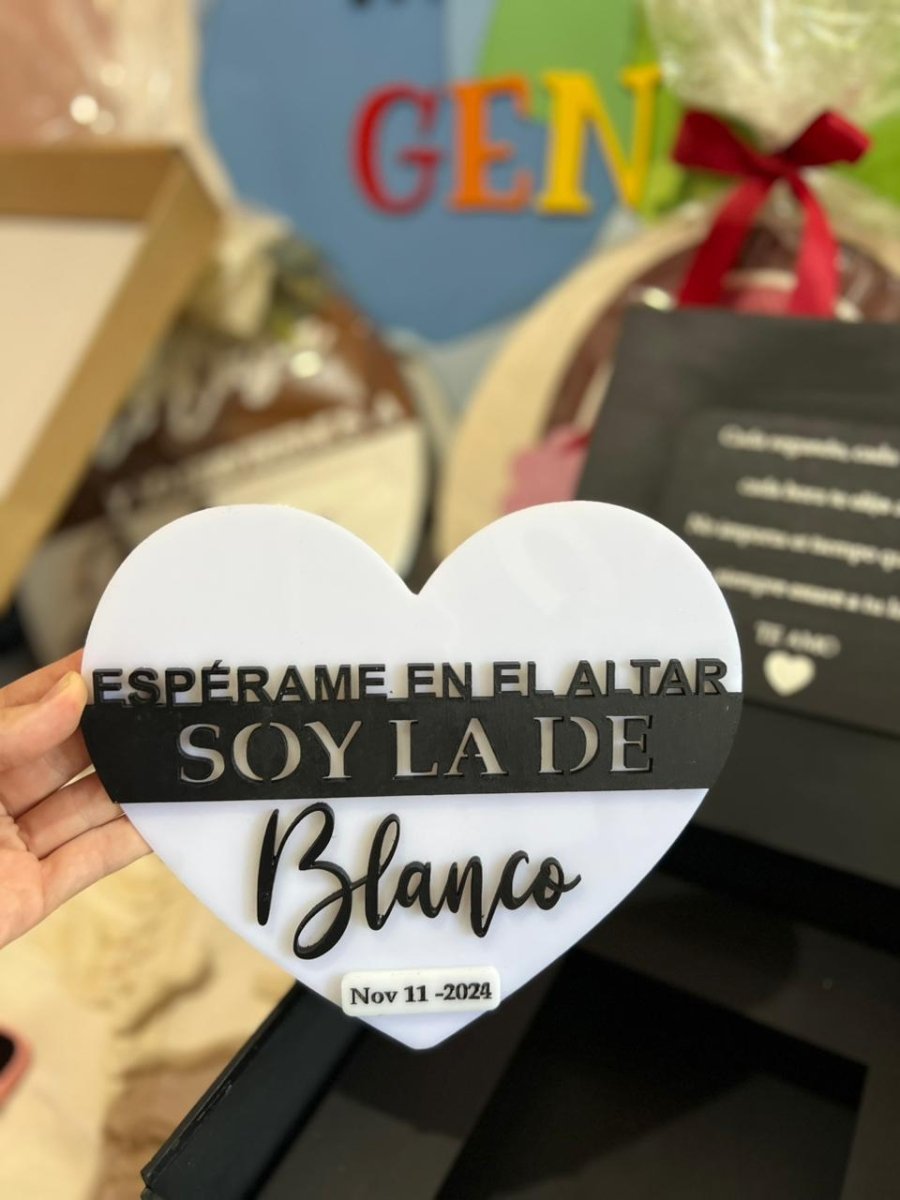 Caja novios bodacpersonalizadas - Felt Craft RD