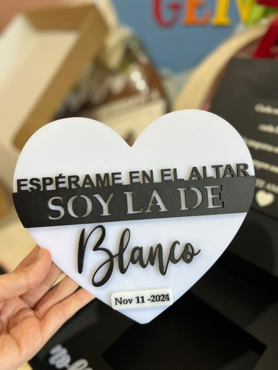 Caja novios bodacpersonalizadas - Felt Craft RD