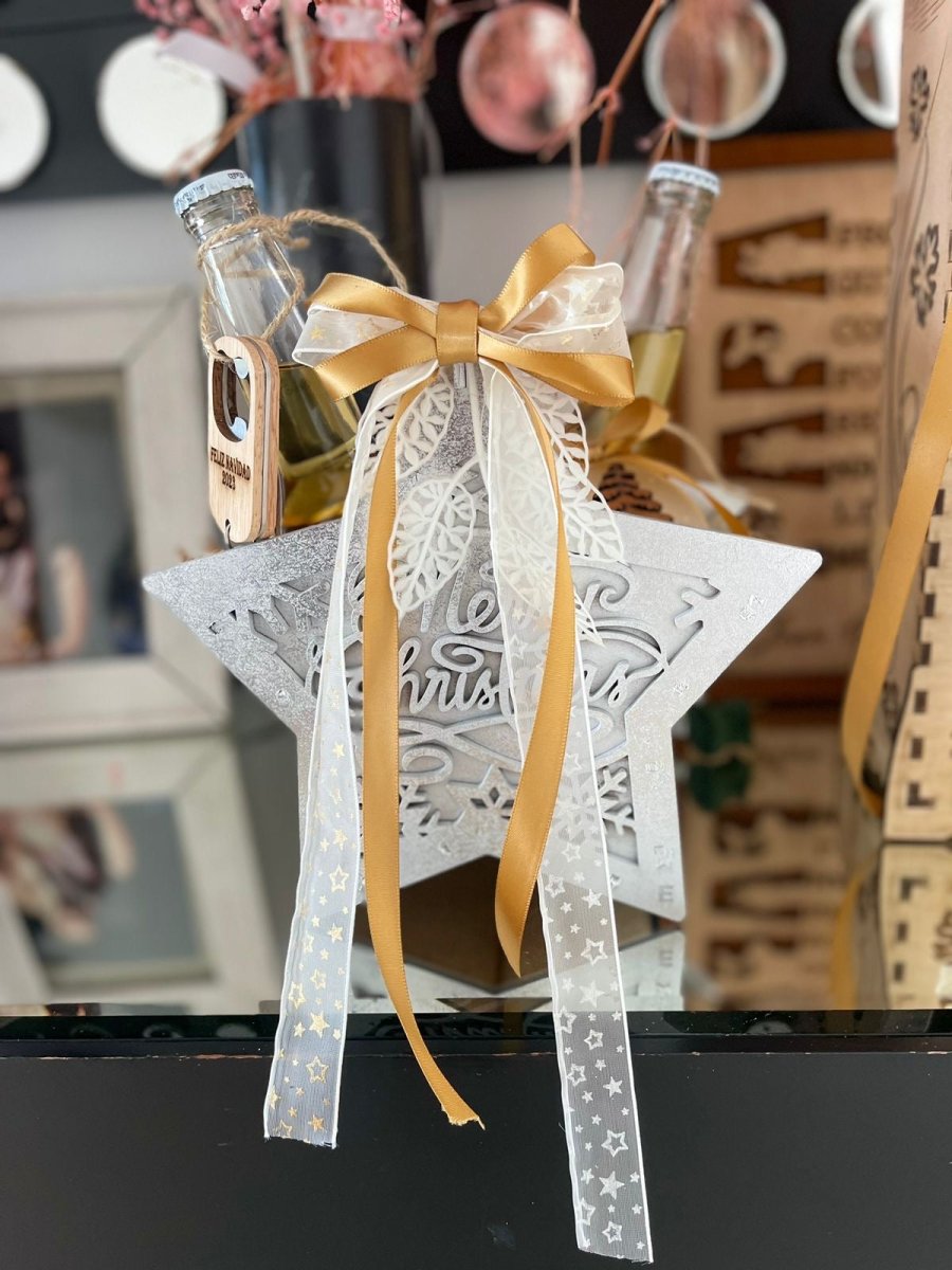 Canasta Navidad Estrella - Felt Craft RD