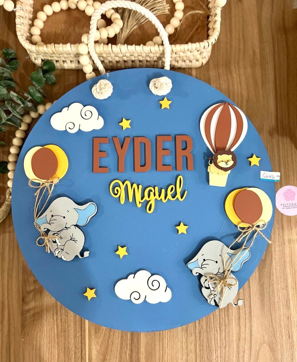 Colgante elegante bebe decorativo - Felt Craft RD