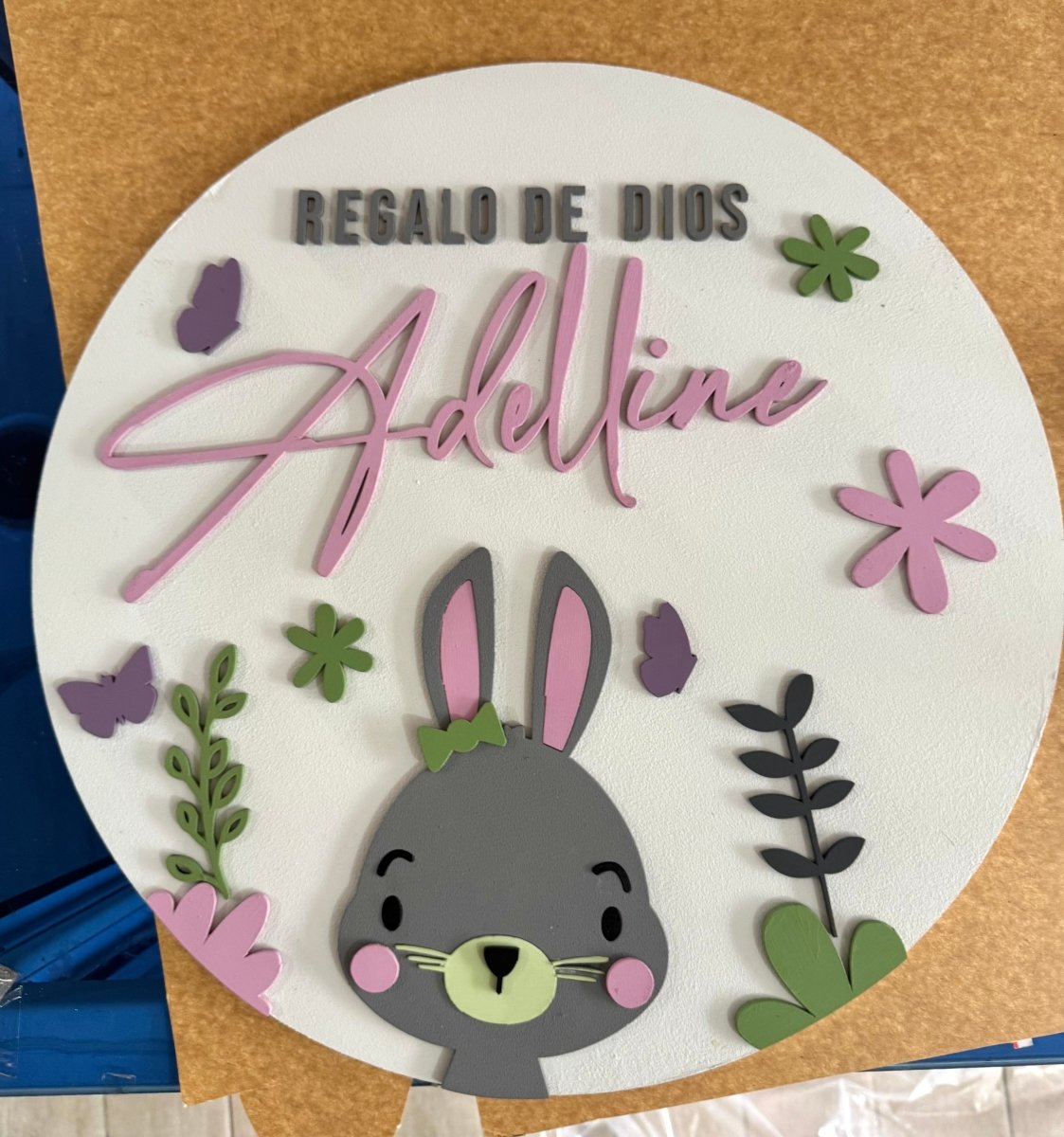 Colgante puerta bebe conejo - Felt Craft RD