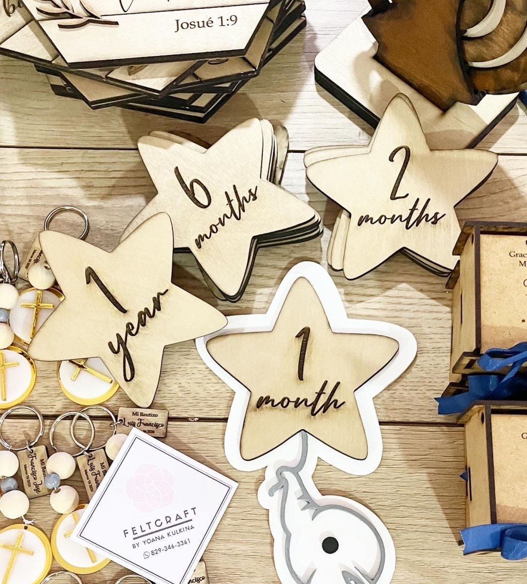 Colorfull tags elephant - Felt Craft RD