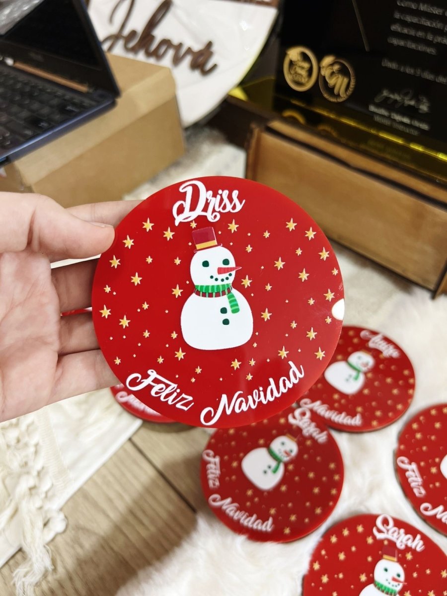 Detalles navidad acrilico republica dominicana arbolito - Felt Craft RD