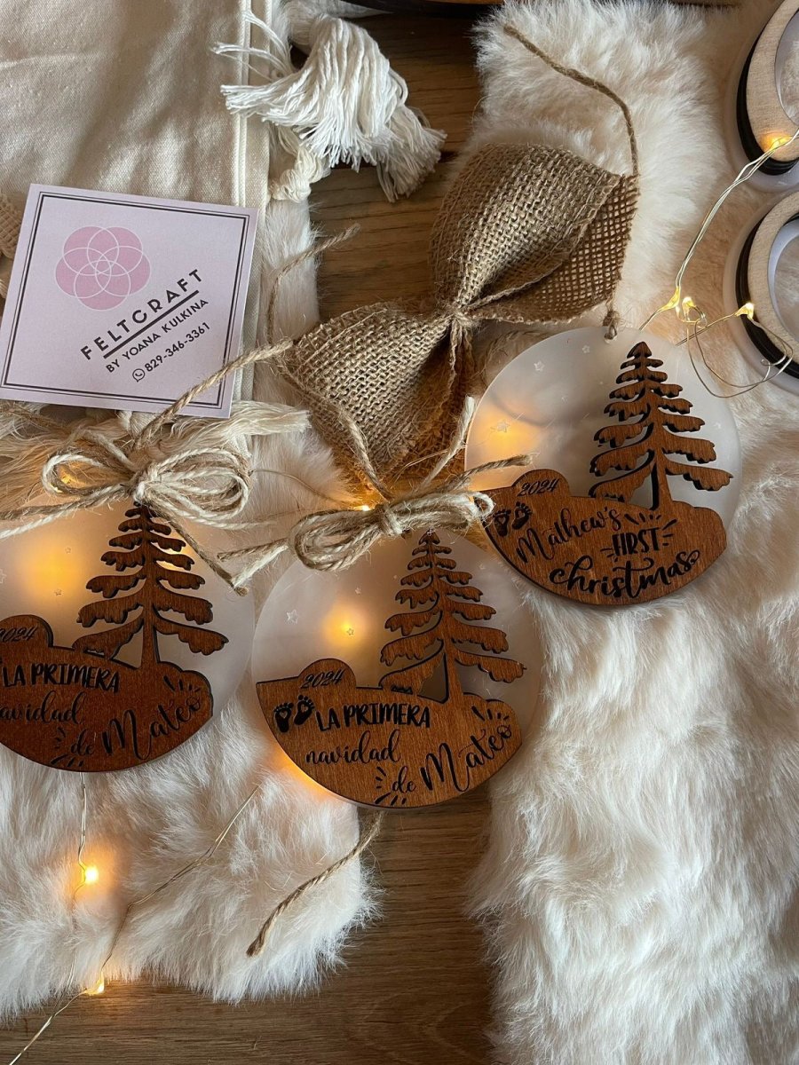 Detalles navidad republica dominicana arbolito - Felt Craft RD