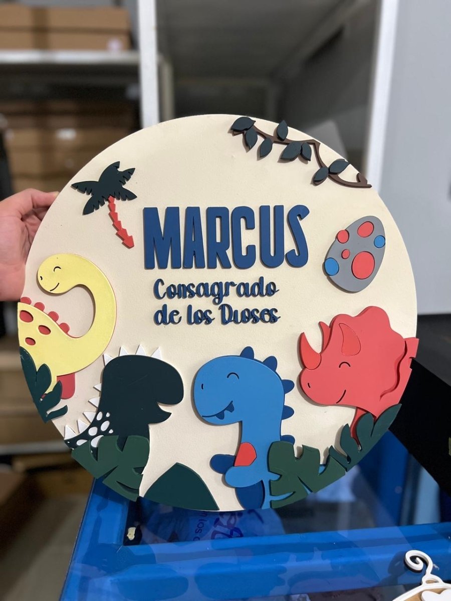 Dinosaurio personalizado en madera - Felt Craft RD