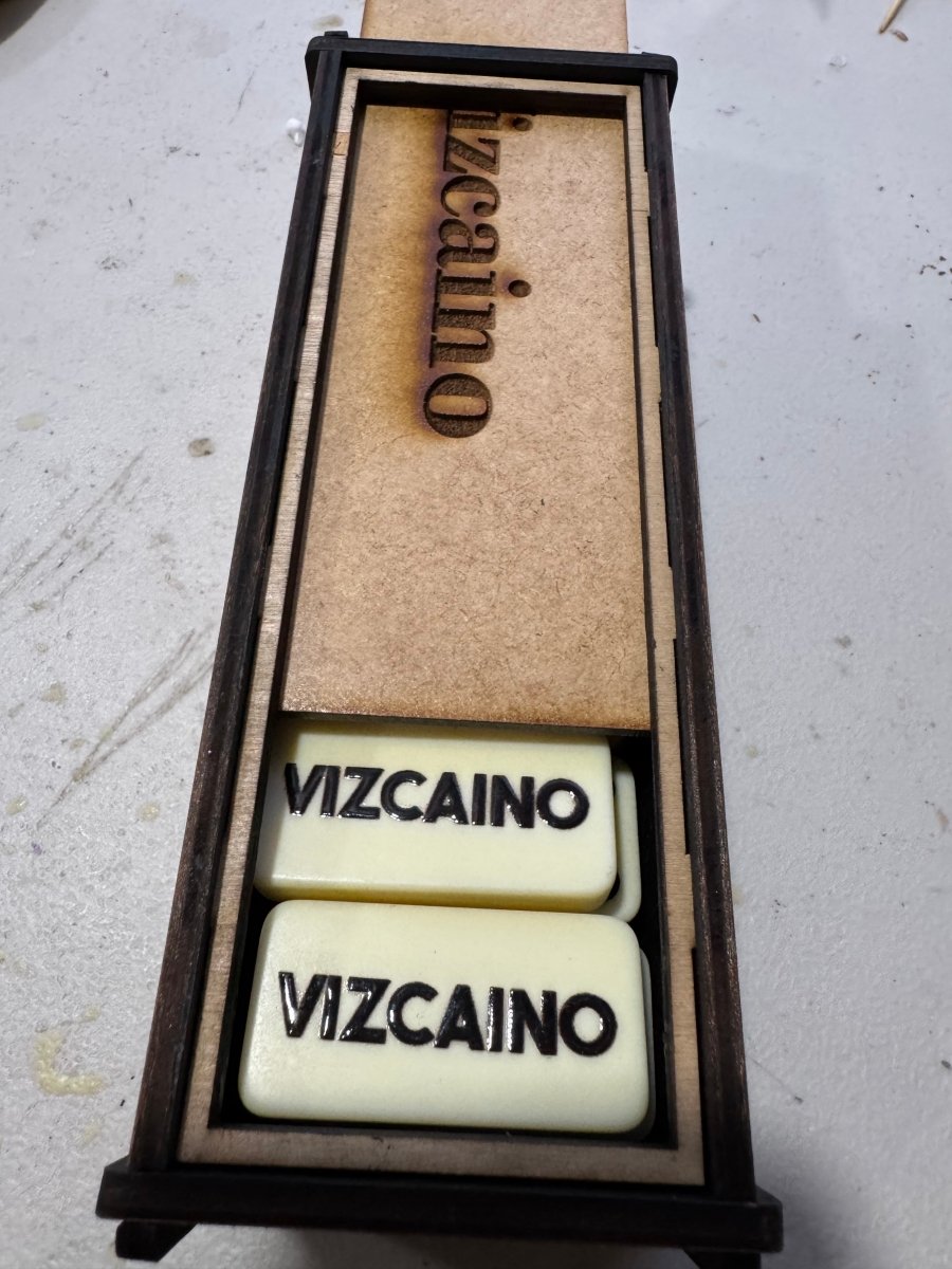 Dominos personalizado para regalo en madera - Felt Craft RD