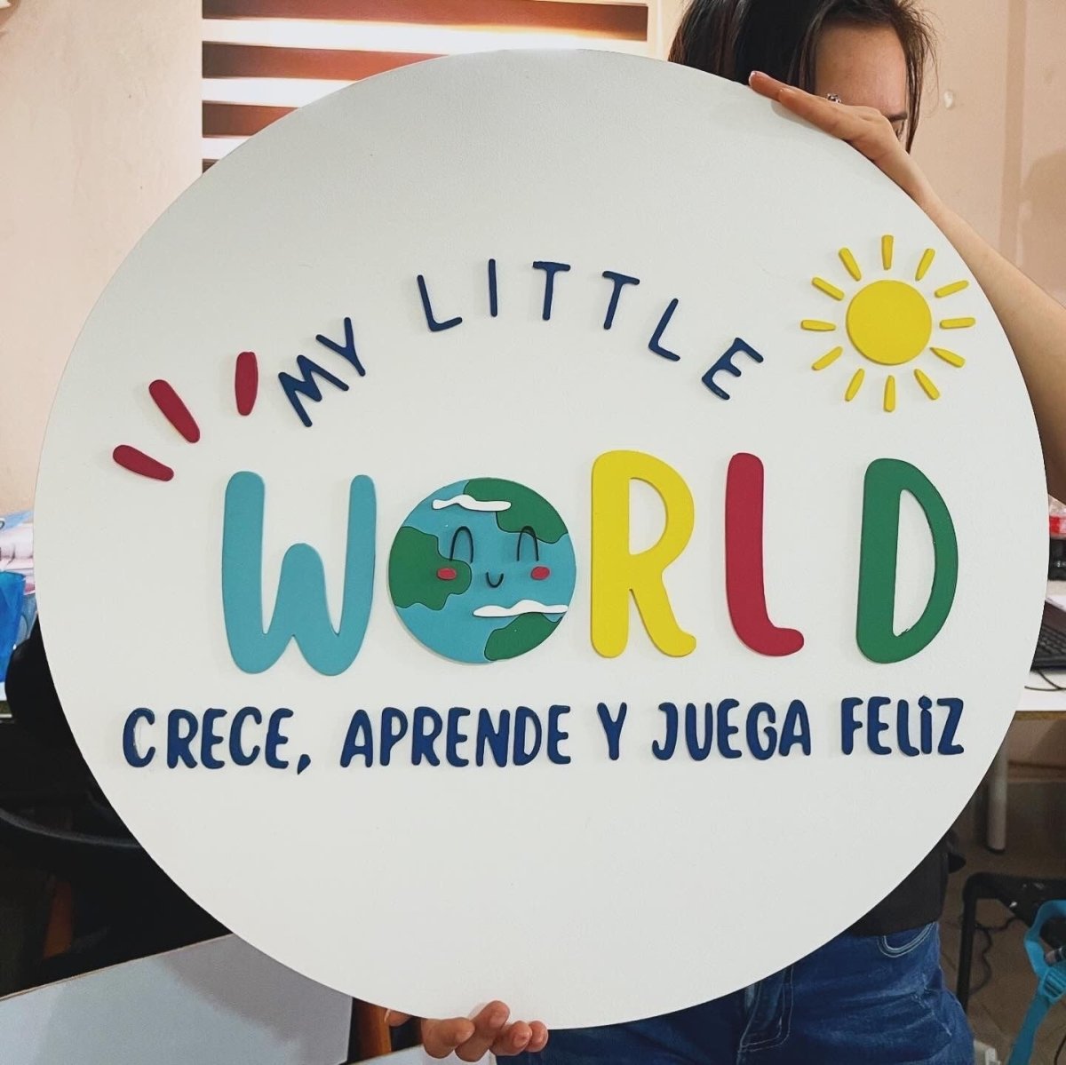 door hangers for business My little world brand - Felt Craft RD