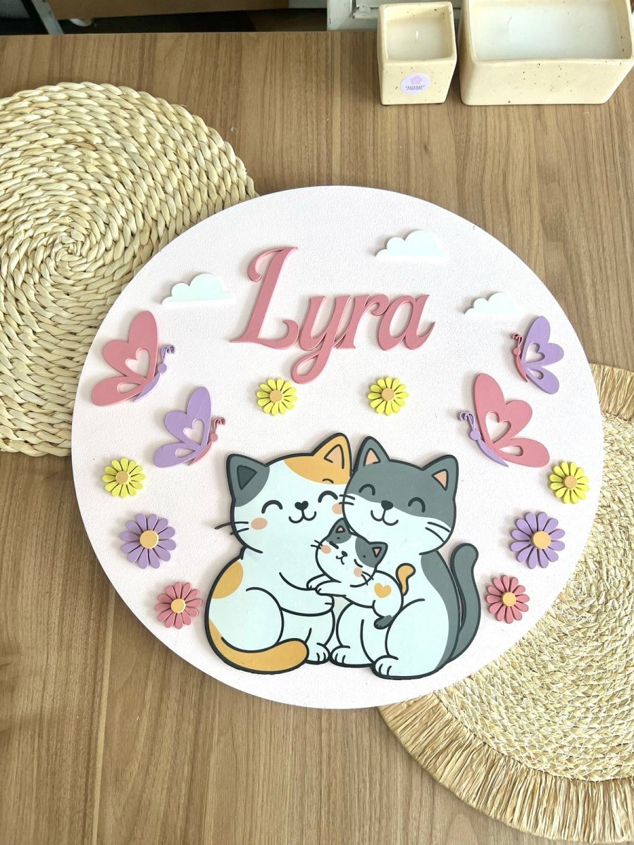 Gato colgante de bebe - Felt Craft RD