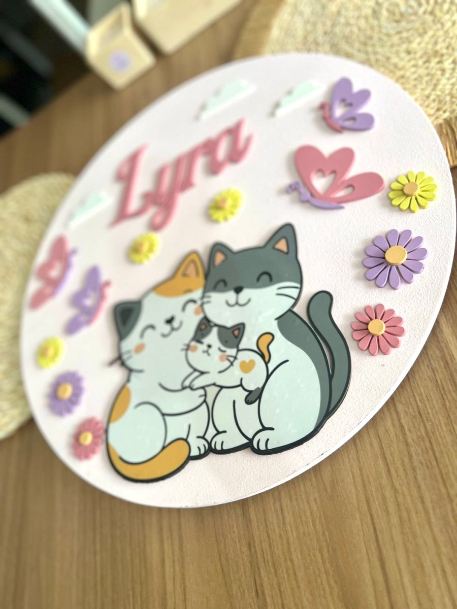 Gato colgante de bebe - Felt Craft RD