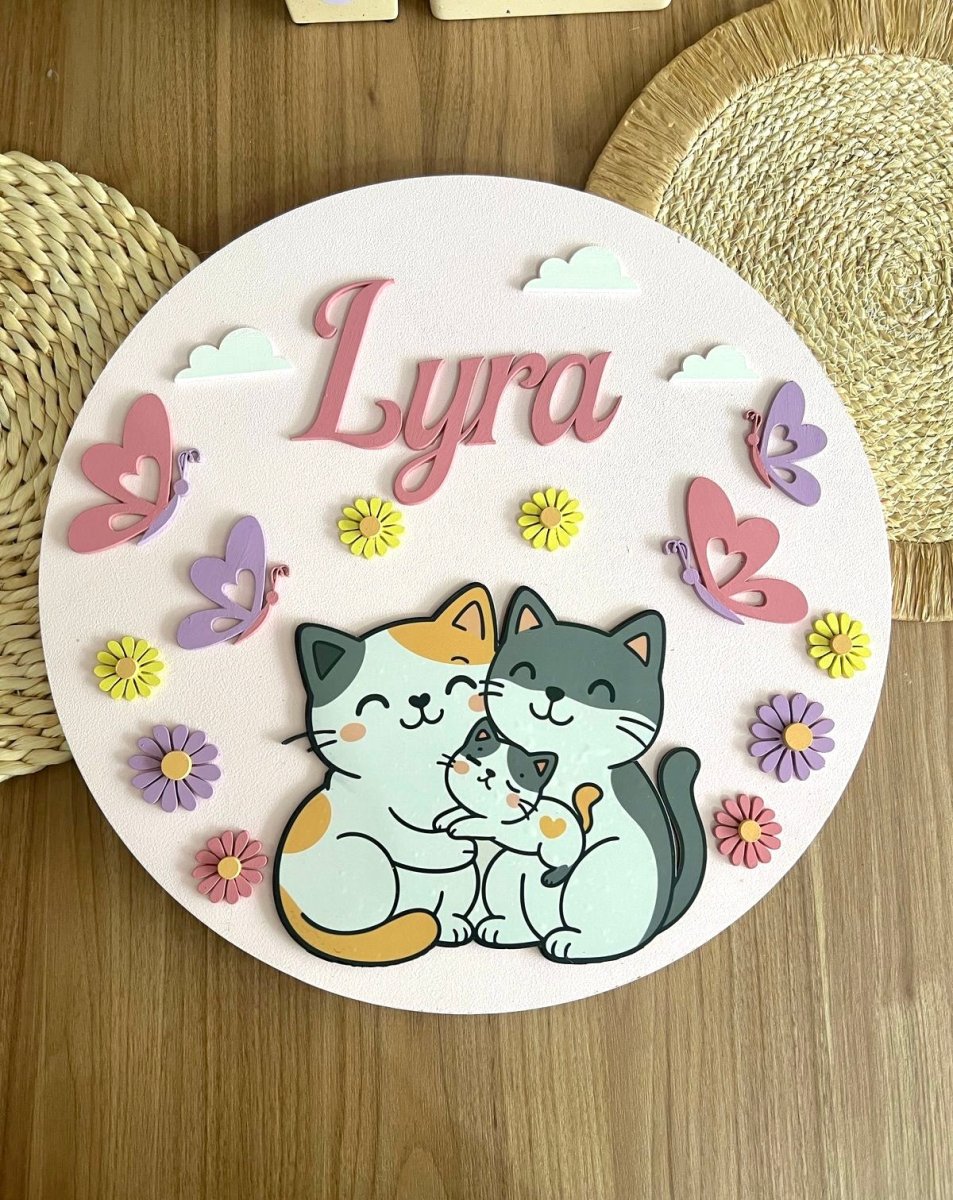 Gato colgante de bebe - Felt Craft RD